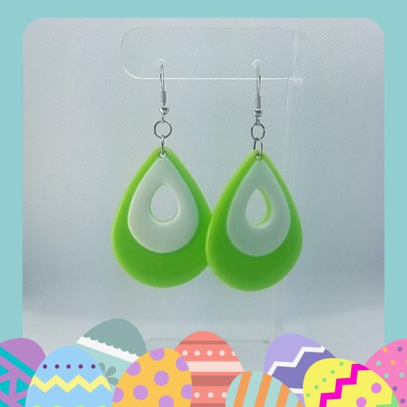 Vintage Jewelry - VTG  Tear Drop Earrings